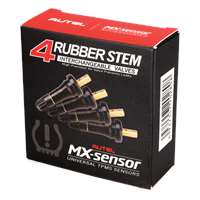 4 Rubber Press-in Valve Stems for 1-Sensor